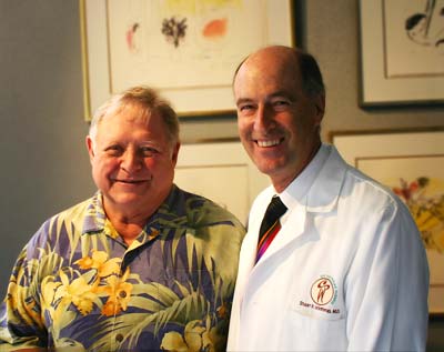 Cataract Patient Bob Gregg with Dr. Winthrop